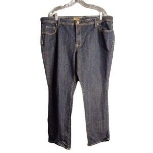 Bitten by Sarah Jessica Parker Straight Leg Jeans Dark Wash Womens Size 22Short